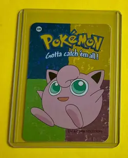🔥 JIGGLYPUFF Pokemon Pocket Monsters Vending Prism Sticker Foil Nintendo NM - Image 1