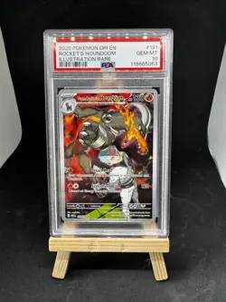 Pokemon TCG Team Rockets Houndoom 191/182 Destined Rivals PSA 10 - Image 1