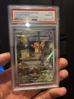Pokemon 2023 Obsidian Flames Charmander Promo Card PSA 10 - Image 1