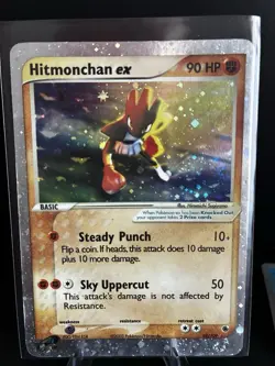 Hitmonchan ex 98/109 Ruby and Sapphire Holo Pokemon TCG - Image 2