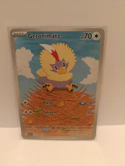 Pokemon Geronimatz 154/086 Schwarze Blitze Illustration Rare Deutsch NM - Image 1