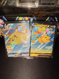 Flying Pikachu V and VMAX Set 006/025 and 007/025 Pokemon Celebrations Card NM - Image 1