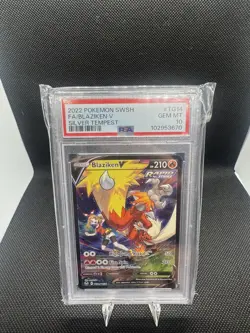 2022 Pokemon Blaziken V FA Silver Tempest PSA 10 Gem Mint #TG14 - Image 3