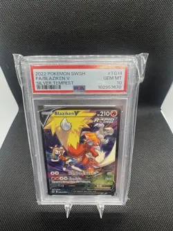 2022 Pokemon Blaziken V FA Silver Tempest PSA 10 Gem Mint #TG14 - Image 4