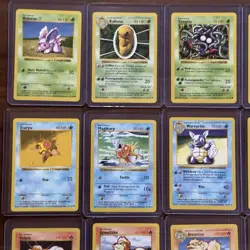 Shadowless Pokemon Base Set Lot Of 20 - Charmander, Wartortle, Abra (NM- LP) - Image 2