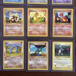 Shadowless Pokemon Base Set Lot Of 20 - Charmander, Wartortle, Abra (NM- LP) - Image 4