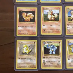 Shadowless Pokemon Base Set Lot Of 20 - Charmander, Wartortle, Abra (NM- LP) - Image 5