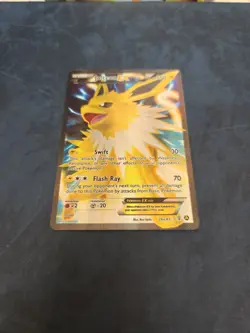 Pokemon TCG Jolteon EX Full Art 28a/83 XY Mega Power Collection Promo Damaged - Image 2
