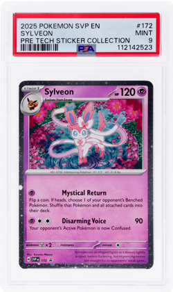 2025 Pokemon Scarlet and Violet Promos Sylveon PSA 9 - Image 1