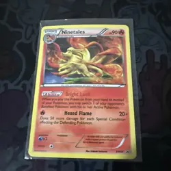 Pokemon Card Ninetales BW66 Black Star Promo Holo Near Mint - Image 1