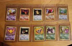 Pokemon 1st Edition Team Rocket Common Card Set 24 Card Lot NM-GM - Image 2