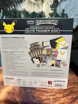 Pokemon Center Exclusive Celebrations Elite Trainer Box 25th Anniversary Sealed - Image 3