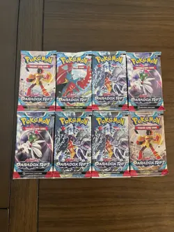 Pokemon Paradox Rift Booster Pack Bundle - SEALED 8 Packs Artwork - Image 2