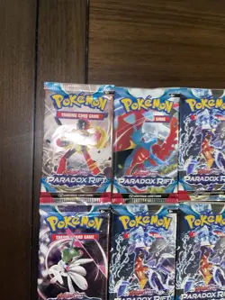 Pokemon Paradox Rift Booster Pack Bundle - SEALED 8 Packs Artwork - Image 3
