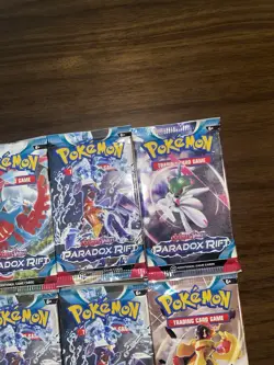 Pokemon Paradox Rift Booster Pack Bundle - SEALED 8 Packs Artwork - Image 5