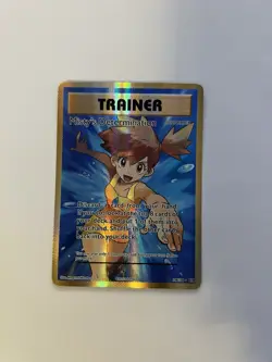 Evolutions Holo Ultra Rare Trainer Card Misty's Determination Full Art 108/108 - Image 1