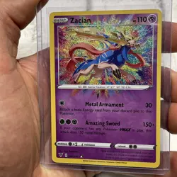 Pokemon TCG Zacian SWSH04: Vivid Voltage 082/185 Amazing Rare NM/MT Pokemon Card - Image 2