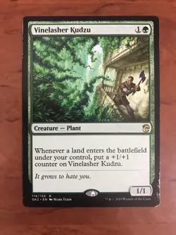 Vinelasher Kudzu MTG Magic Gathering Card LP Lightly Played RNA Guild Kit GK2 - Image 1