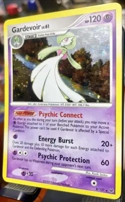 💫 SWIRL 💫 Gardevoir LV. 61 - Platinum 8/127 Holo Rare Pokemon Card LP 🔥 - Image 2