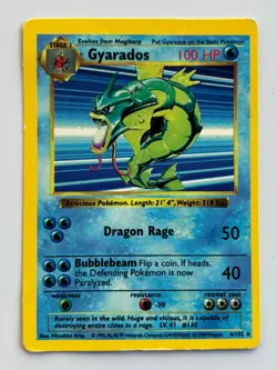 Pokemon Cards Base Set Shadowless Lot of 10 Ungraded Pikachu Gyarados +++ - Image 4