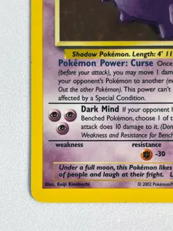 Pokemon 2002 TCG Gengar Legendary Collection Holo Rare Card 11/110 LP WOTC - Image 3