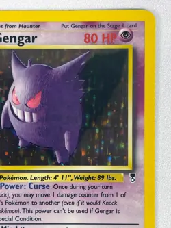 Pokemon 2002 TCG Gengar Legendary Collection Holo Rare Card 11/110 LP WOTC - Image 5