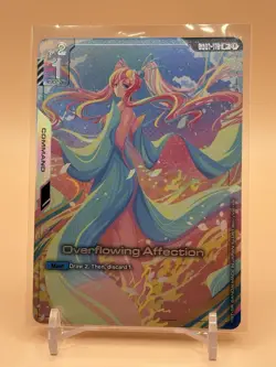 GUNDAM TCG CARD GAME OVERFLOWING AFFECTION GD01-118 U+ ENGLISH NEWTYPE Mint - Image 1
