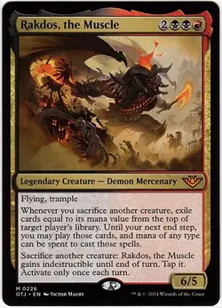MTG Outlaws of Thunder Junction Rakdos, the Muscle (Mythic) - Image 1