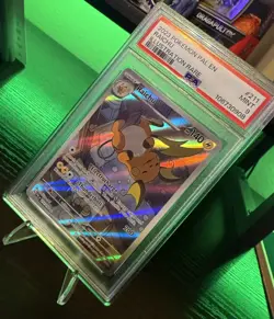 Pokemon TGC - Raichu 211/193 - Illustration Rare Paldea Evolved - PSA MINT 9 - Image 2