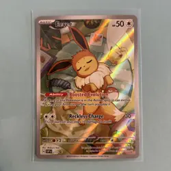 Eevee 173 Sv: Pokemon Center Prismatic Evolutions Black Star Promo Holo NM - Image 1