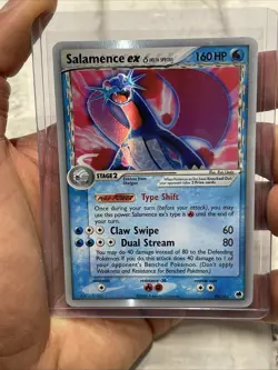 Pokemon Salamence ex (Delta Species) 98/101 Dragon Frontiers Holo LP/NM Vintage - Image 1