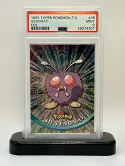 1999 TOPPS POKEMON TV PSA 9 MINT VENONAT FOIL #48 - Image 1