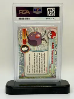1999 TOPPS POKEMON TV PSA 9 MINT VENONAT FOIL #48 - Image 3