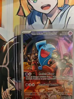 2025 Pokemon Destined Rivals Team Rocket’s Wobbuffet ETB Promo #203 NM/M - Image 2