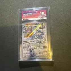 Pokemon Metagross TCG Scarlet Violet Temporal Forces 178/162 IR Ace 10 - Image 4