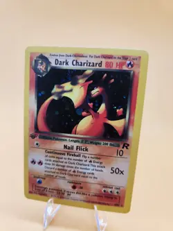 Pokemon Dark Charizard Holo Custom Made 1:1 Replica Art Base Set - Image 1