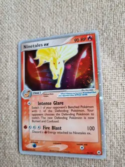 Swirl! Ninetales EX 96/101 EX Hidden Legends Holo Rare Pokemon TCG [LP] - Image 1