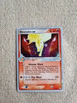 Swirl! Ninetales EX 96/101 EX Hidden Legends Holo Rare Pokemon TCG [LP] - Image 2