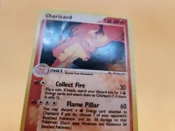 Pokemon Charizard Holo Custom Made 1:1 Replica Art E Reader Base Set 1st Edition - Image 2