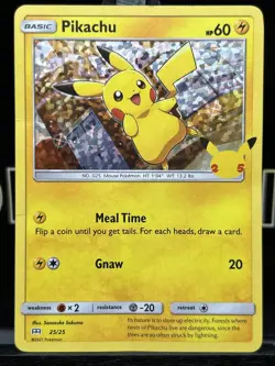 PIKACHU 25/25 MCDONALD'S PROMO POKEMON HOLO RARE LP - Image 3