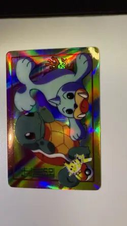 Pocket Monster Anime Raichu/Snorlax/Cubone Bandai Cardass Sticker Pokemon- 1998 - Image 3