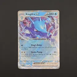 Pokemon TCG Card Kingdra ex 012/064 Shrouded Fable Double Rare Holo - NM - Image 1
