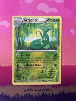 Pokemon Card Serperior Fates Collide Reverse Holo Rare 7/124 Near Mint - Image 1