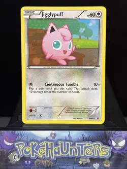 Pokemon Card Jigglypuff BW65 Non Holo Rare Black Star Promo Light Play - Image 1