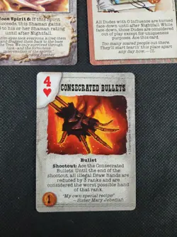 Deadlands Doomtown Boot Hill CCG Card Game Card Lot 4 Four's Heart Mixed Rare - Image 4