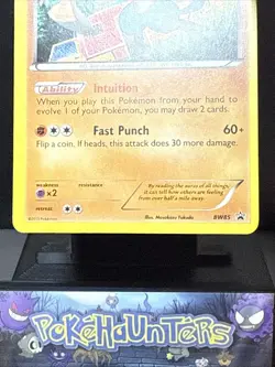 Pokemon Card Lucario BW85 Holo Promo Rare Black & White Light Play - Image 3