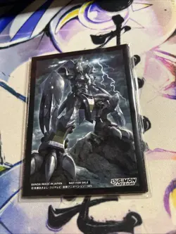 Digimon Card Game EX10 Sinister Order Card Sleeves (5 Total) BlackWarGreymon - Image 1
