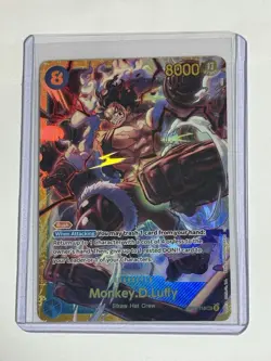 Monkey D. Luffy OP11-118 SEC A Fist of Divine Speed ONE PIECE Card Game English - Image 1