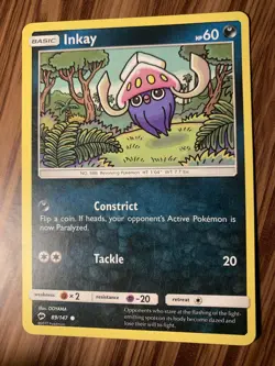 Inkay Pokemon TCG 89/147 Basic Common Card 2017 - Image 1