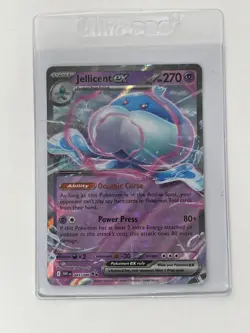 Jellicent GX 270 HP Ultra Rare Holo Foil Pokemon Card Sun & Moon TCG Collectible - Image 1
